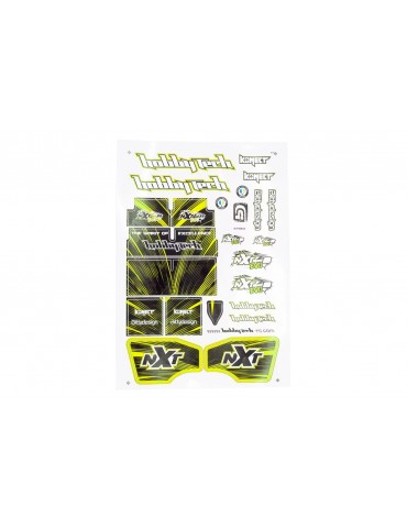 SPIRIT Yellow NXT EVO RR stickers sheet