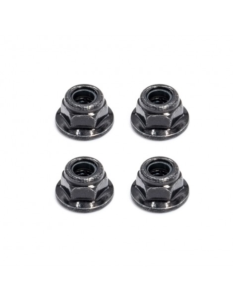 M4 Nylon nuts, 4 Pcs.