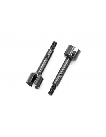 Brushed rear wheel axle, 2 Pcs.