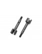 Brushed rear wheel axle, 2 Pcs.