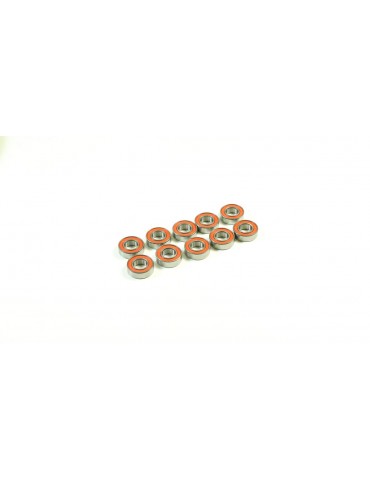 SWORKz Ball Bearing 8x16x5 RED RUbber (10)
