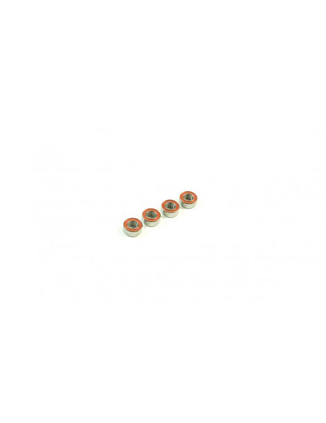 SWORKz Ball Bearing 5x10x4 RED Rubber (4)