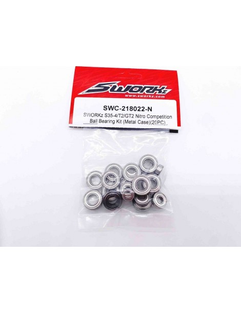 SWORKz Nitro Competition Ball Bearing Kit (Metal Case)(Set)(20PC)