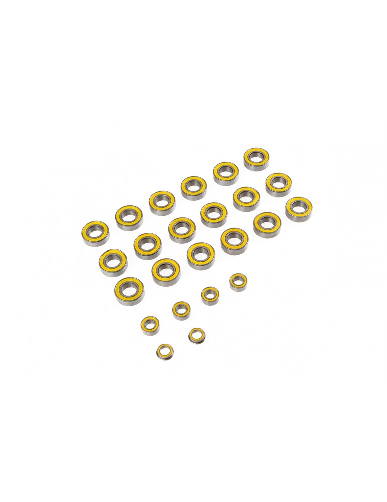 BEARING KIT YELLOW RUBER HI-SPEED SEAL 2RS (KYOSHO/MUGEN/HYPER-7)