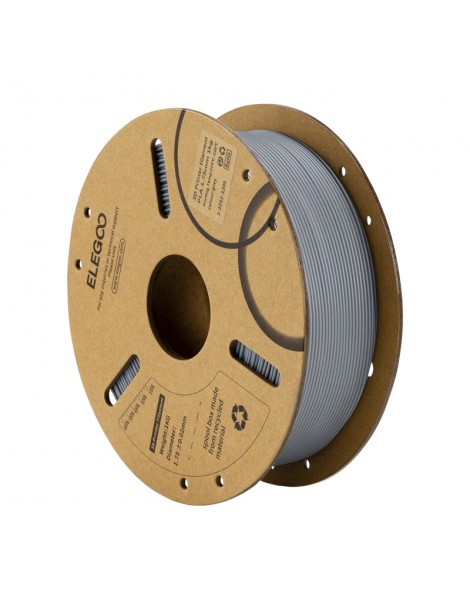 ELEGOO PLA 1.75 mm pilkas 3D spausdinimo siūlas – CyborgShop