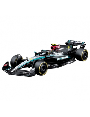Bburago Mercedes-AMG F1 W15 1:43 – 44 Hamilton 2024 F1 bolido modeliukas su vairuotoju