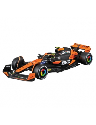 Bburago McLaren F1 Team MCL38 1:43 – 4 Norris 2024 F1 bolido modeliukas su vairuotoju