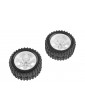 Complete truck wheels white (2pcs)