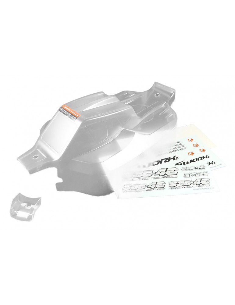 RC kėbulas SWORKz ST-4 Clean Body Shell Light 90% pre-cut – CyborgShop