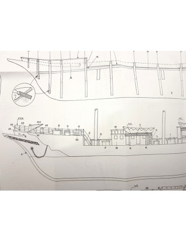 Mantua Model Mercator Schulschiff 1:120 Baukasten