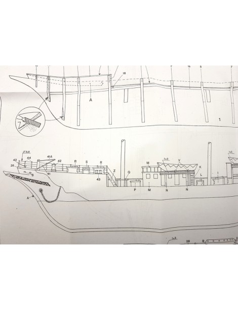 Mantua Model Mercator Schulschiff 1:120 Baukasten