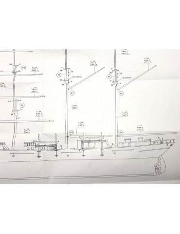 Mantua Model Mercator Schulschiff 1:120 Baukasten