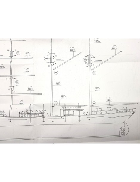 Mantua Model Mercator Schulschiff 1:120 Baukasten