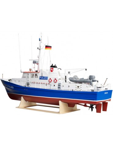 ROMARIN Polizeiboot W3 Baukasten 1:25 mit Beschlagsatz