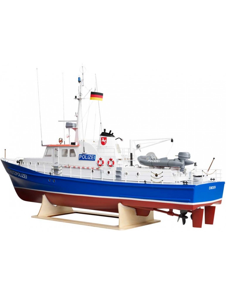 ROMARIN Polizeiboot W3 Baukasten 1:25 mit Beschlagsatz