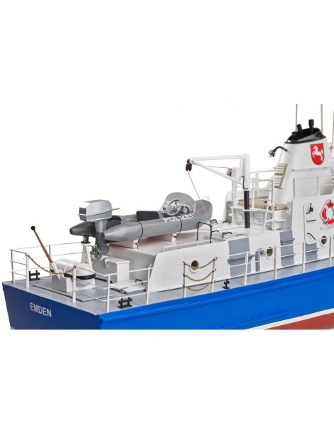 ROMARIN Polizeiboot W3 Baukasten 1:25 mit Beschlagsatz