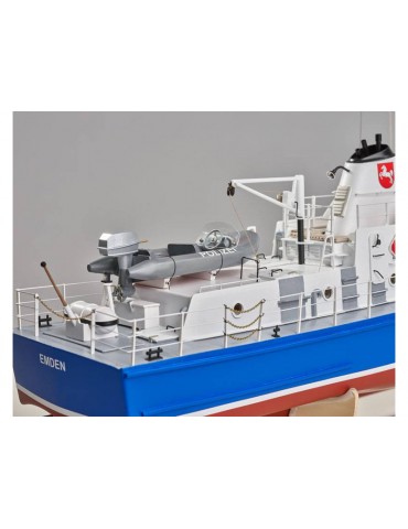 ROMARIN Polizeiboot W3 Baukasten 1:25 mit Beschlagsatz