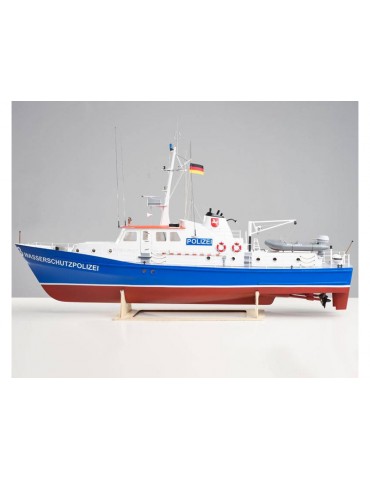 ROMARIN Polizeiboot W3 Baukasten 1:25 mit Beschlagsatz