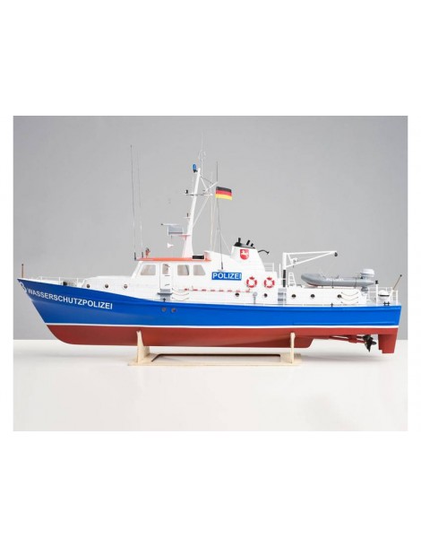 ROMARIN Polizeiboot W3 Baukasten 1:25 mit Beschlagsatz
