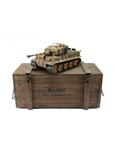 RC modelis TORRO Tiger I 1:16 Pro Edition BB kamufliažinis – CyborgShop