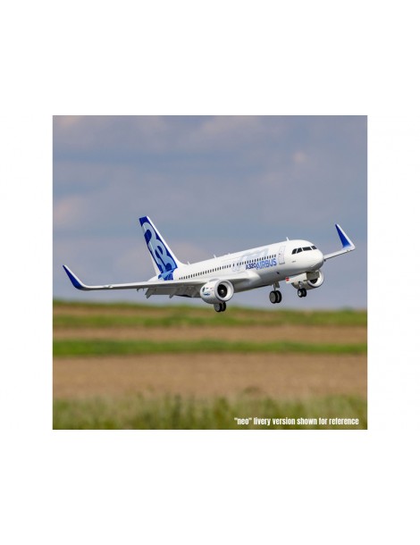 E-flite Airbus A320neo 1.5m AS3X+ SAFE Select BNF Basic white