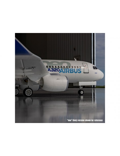 E-flite Airbus A320neo 1.5m AS3X+ SAFE Select BNF Basic white