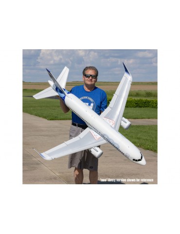 E-flite Airbus A320neo 1.5m AS3X+ SAFE Select BNF Basic white