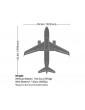 E-flite Airbus A320neo 1.5m AS3X+ SAFE Select BNF Basic white