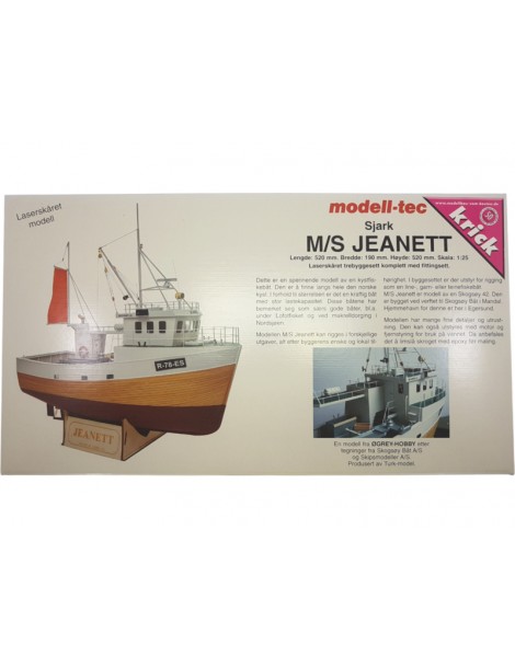 Modell-Tec MS Jeanett 1:25 Bausatz