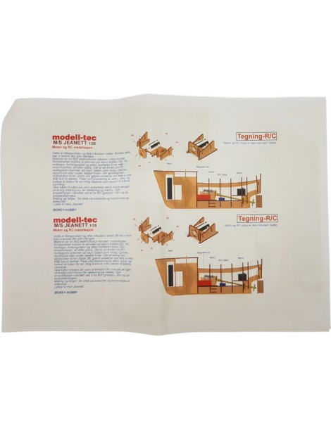 Modell-Tec MS Jeanett 1:25 Bausatz