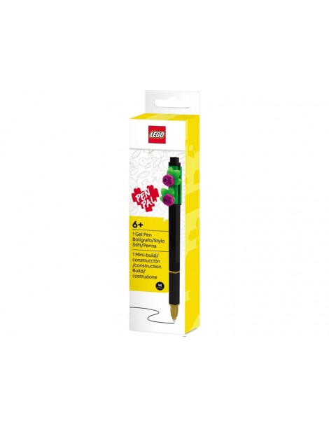 LEGO Gel pen black - Botanicals pink flower