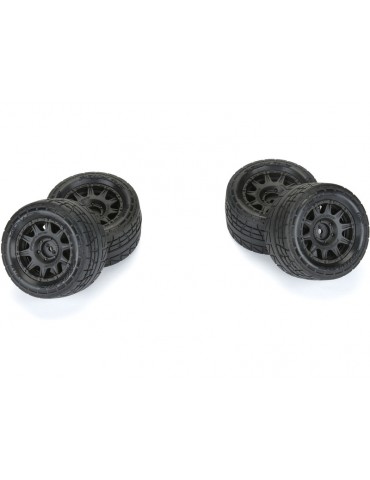 Pro-Line Menace 1/18 padangos su ratlankiais Granite GROM – CyborgShop