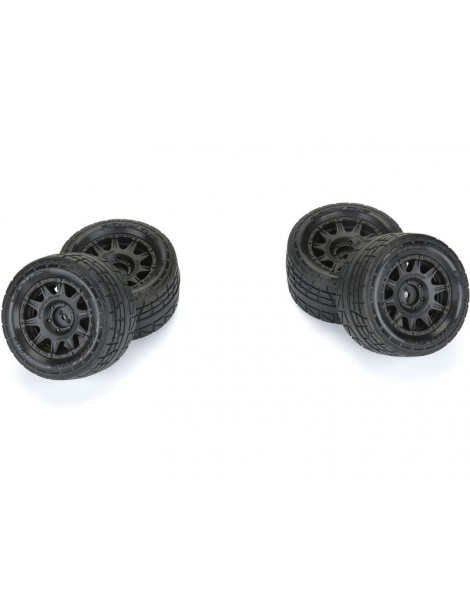 Pro-Line Menace 1/18 padangos su ratlankiais Granite GROM – CyborgShop