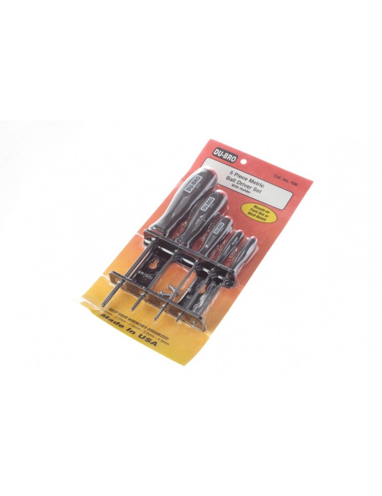 5 Piece Metric Ball Drive Set