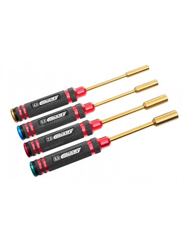Pro Nut Driver Set - Ti-Ni Coated - 4.0 / 5.5 / 7.0 / 8.0 mm - 4 pcs
