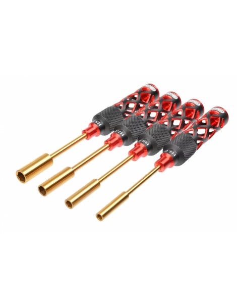 PRO Tool - Hardened Tip - Lightened Alu Grip - Nut M4 7.0mm