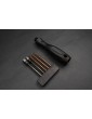 1/4in Drive Hex Wrench Nut Driver Set (1.5, 2.0, 2.5mm Hex and 5.5, 7mm Nut Driver)