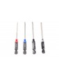 RUDDOG Metric Hex 1/4" Power Tool Wrench Set (1.5 | 2.0 | 2.5 | 3.0mm)