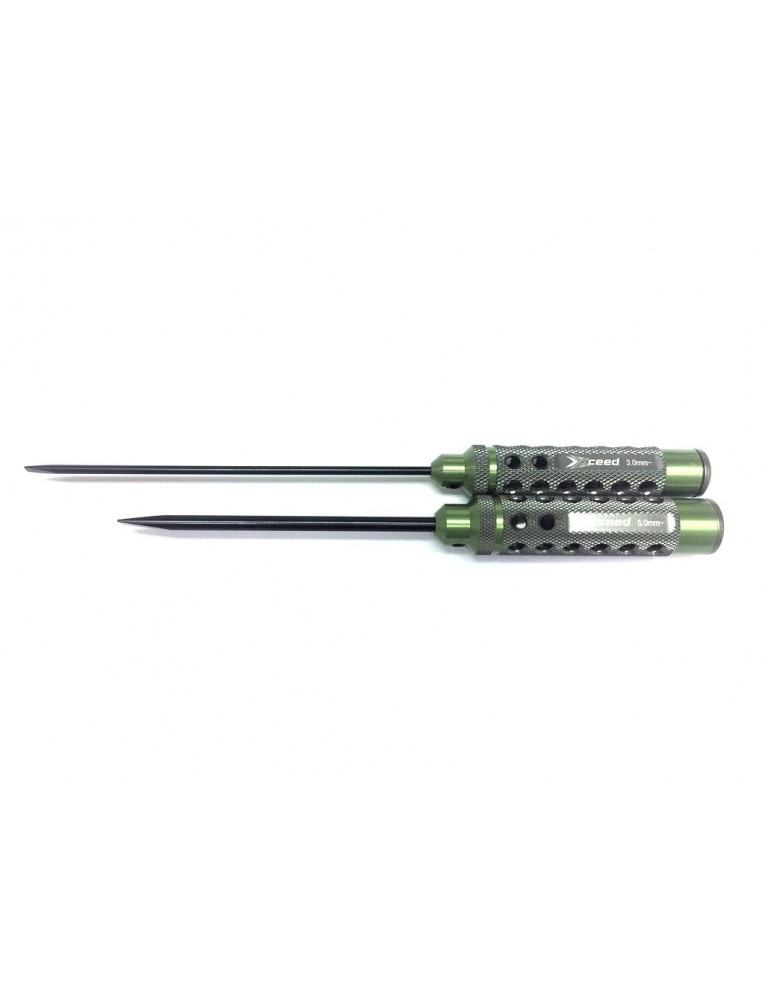 Flat head screwdriver set 3.0 & 5.0 (HSS Tip) - (2)