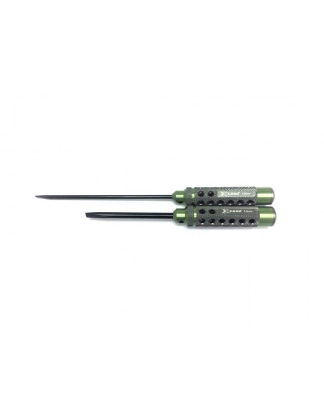 Flat head screwdriver set 4.0 & 5.8 (HSS Tip) - (2)