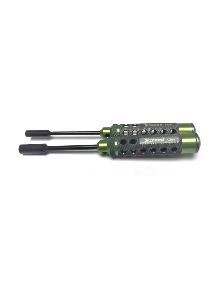 Nut driver set 5.5 & 7.0 x 100mm (HSS Tip) - (2)
