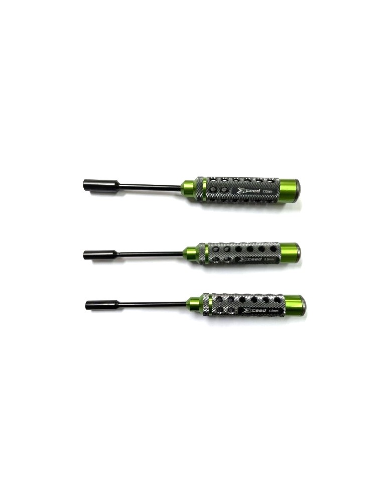 Nut driver set 4.5 5.5 & 7.0 x 100mm (HSS Tip) - (3)