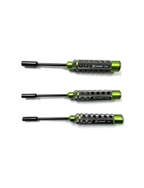 Nut driver set 4.5 5.5 & 7.0 x 100mm (HSS Tip) - (3)
