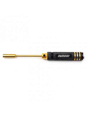 Aluminum 5.5mm Lock Nut Driver Black Gold