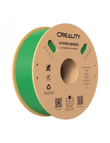 3D siūlas Creality Hyper PLA Žalia 1.75mm 1kg – CyborgShop
