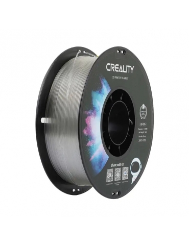 3D spausdinimo siūlas PETG 1.75mm permatomas 1kg – Creality – CyborgShop