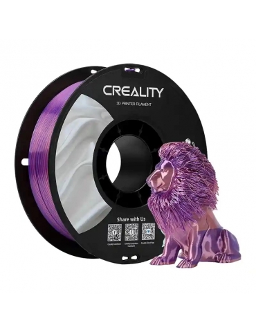 3D spausdinimo siūlas PLA Silk 1.75mm rožinis–purpurinis 1kg – Creality – CyborgShop