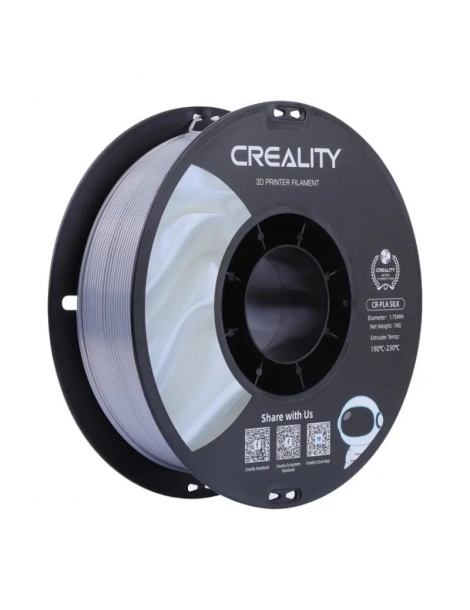 3D siūlas Creality CR-Silk PLA Sidabrinė 1.75mm 1kg – CyborgShop