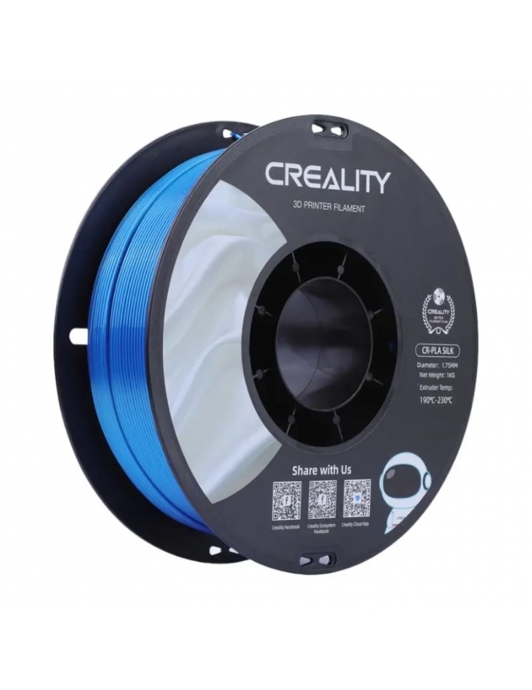 3D siūlas Creality CR-Silk PLA Mėlyna 1.75mm 1kg – CyborgShop