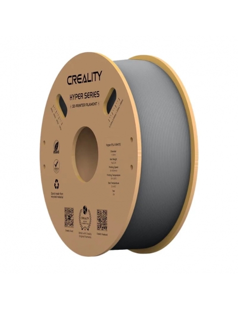 3D siūlas Creality Hyper PLA Pilkas 1.75mm 1kg – CyborgShop